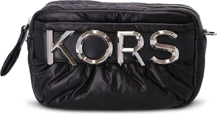 Logo-Plaque Zipped Crossbody Bag
