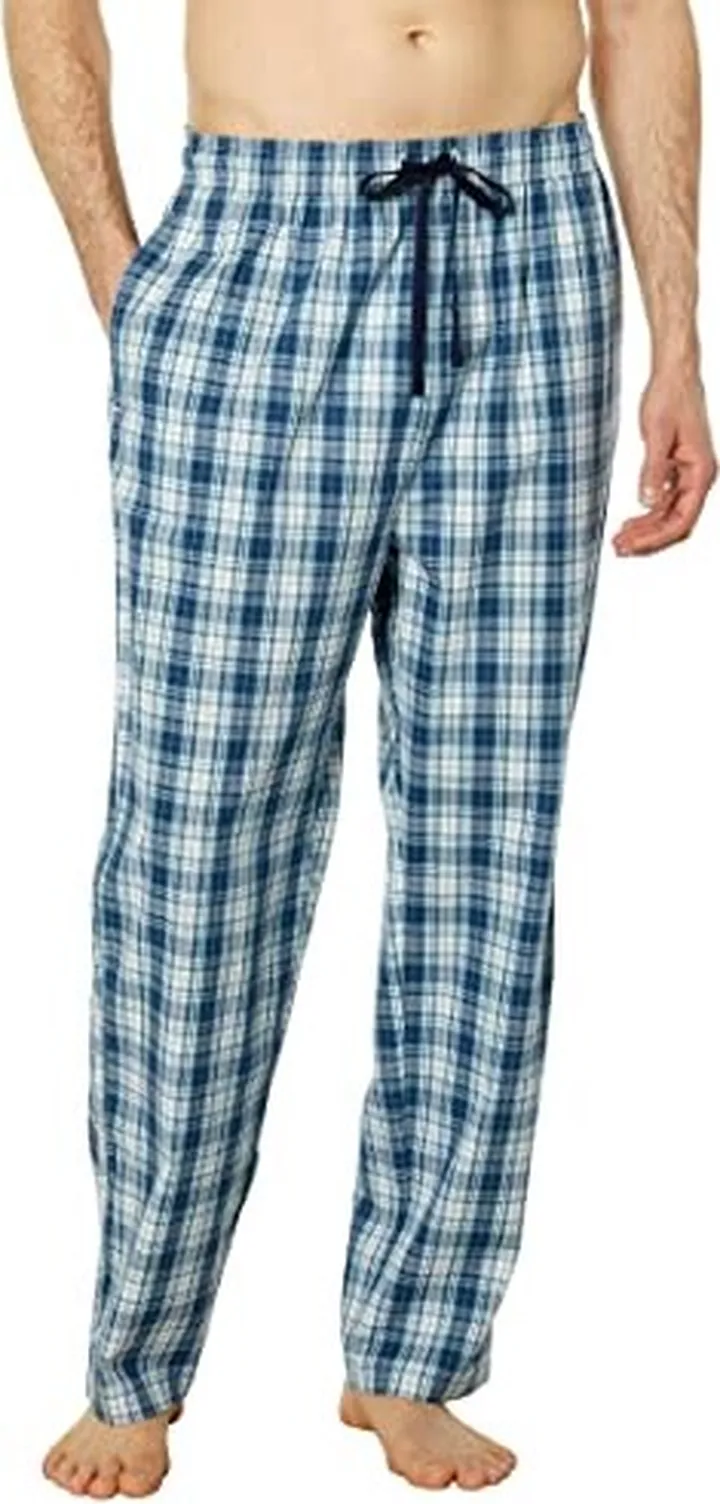 Nautica Men's Plaid Poplin Sleep Pant