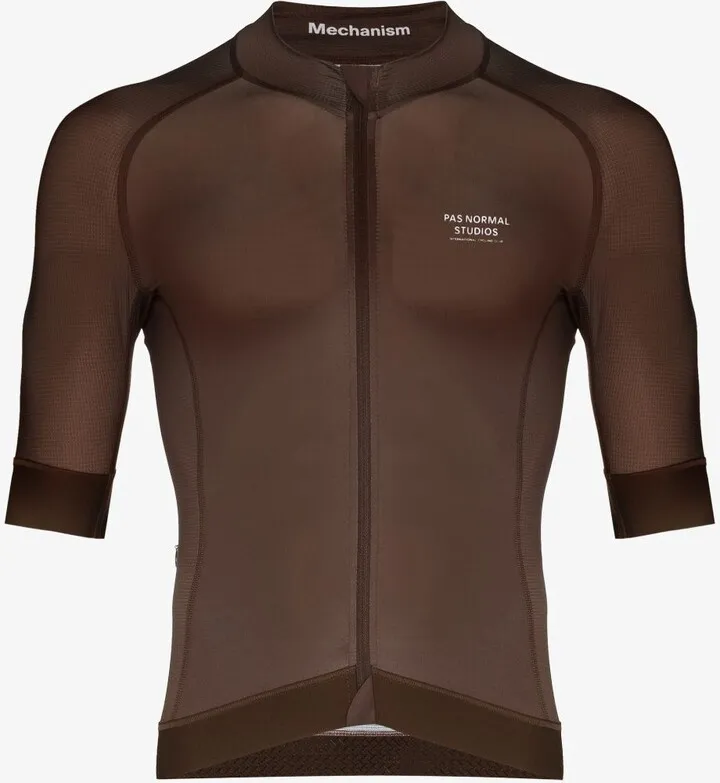 Brown Mechanism Cycling Jersey