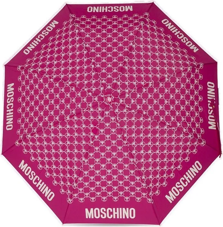 Moschino Logo Printed Folded Umbrella