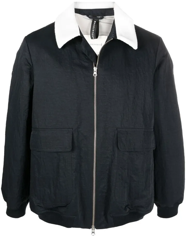 AIRMAN fleece-collar bomber jacket