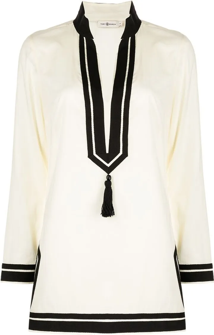 Solid Tory cotton tunic