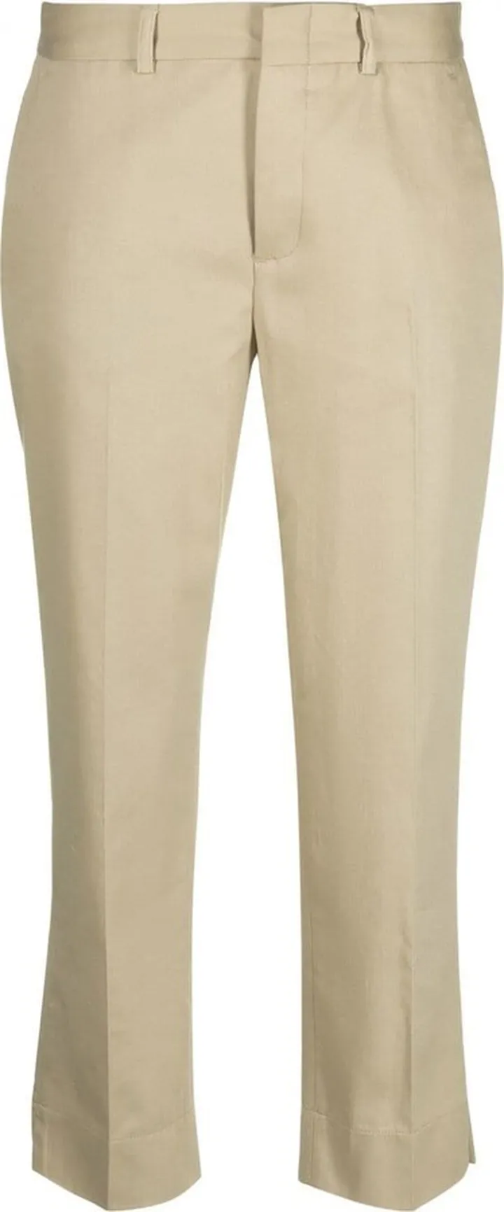 Tailored-Cut Cropped Trousers