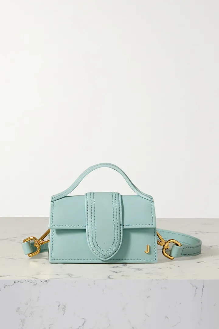 Jacquemus - Le Petit Bambino Leather Shoulder Bag - Blue