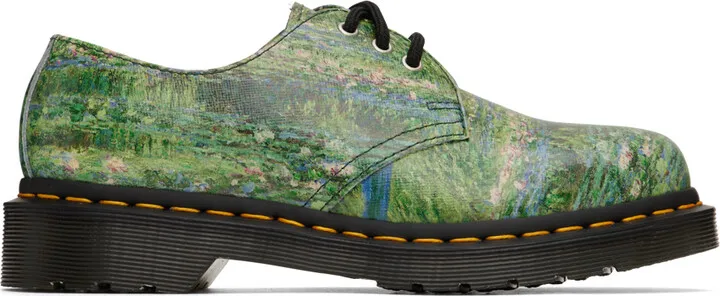 Dr. Martens Green The National Gallery Edition Monet 1461 Oxfords