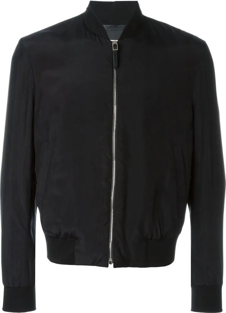 Zipped Bomber Jacket