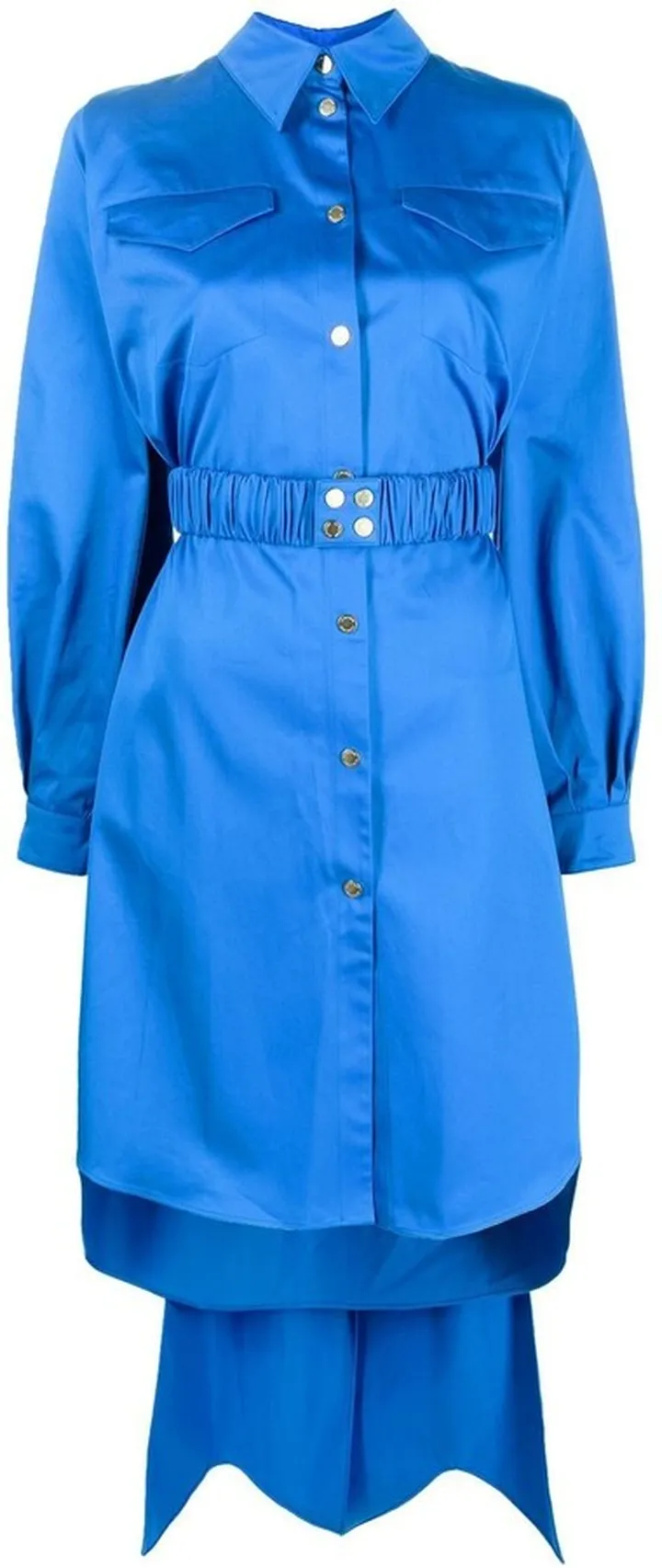 belted Utility Trapeze dress