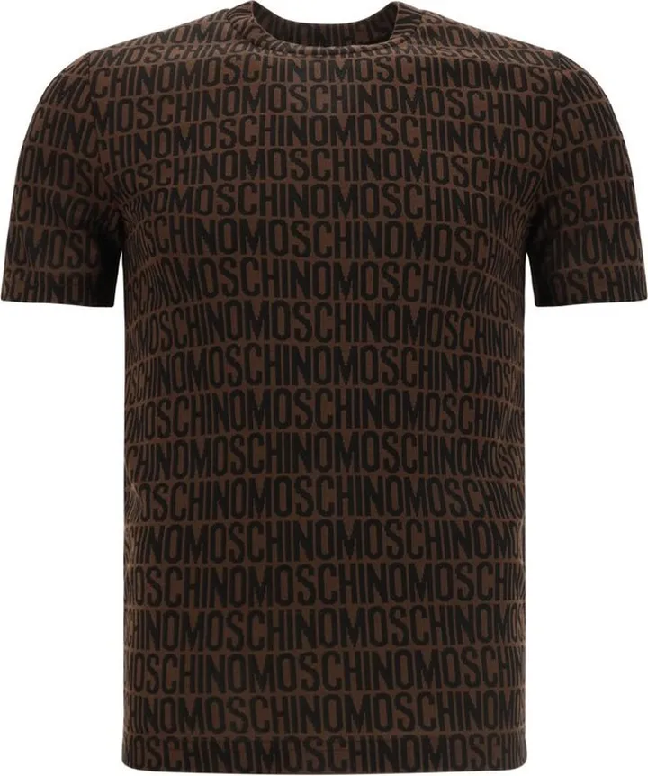 Moschino All-Over Logo Jacquard T-Shirt