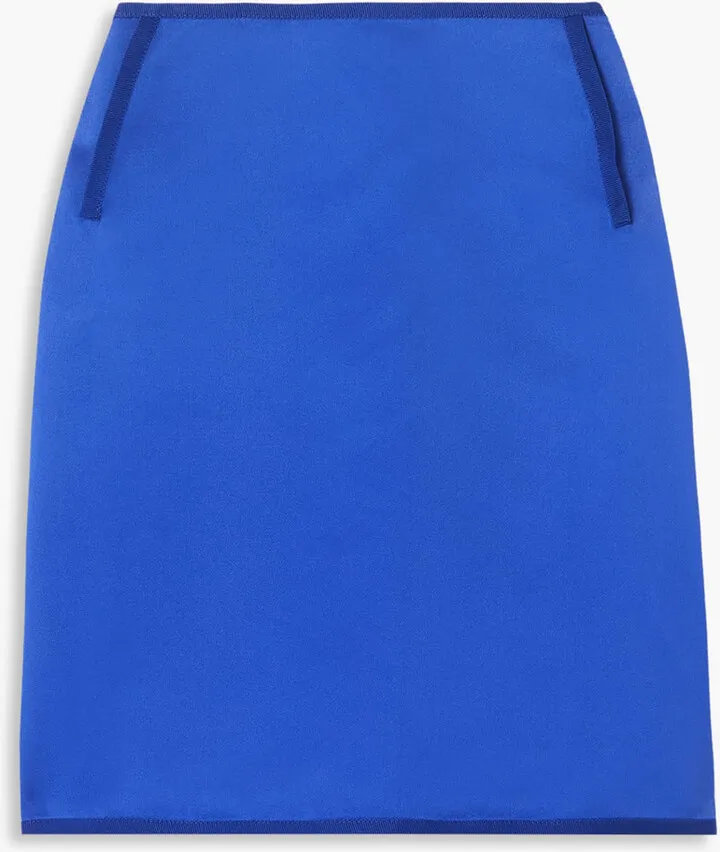 Switchwear duchesse-satin mini skirt