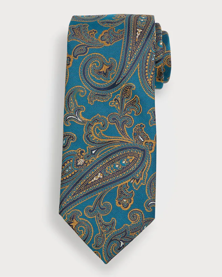 Men's Silk Paisley Tie