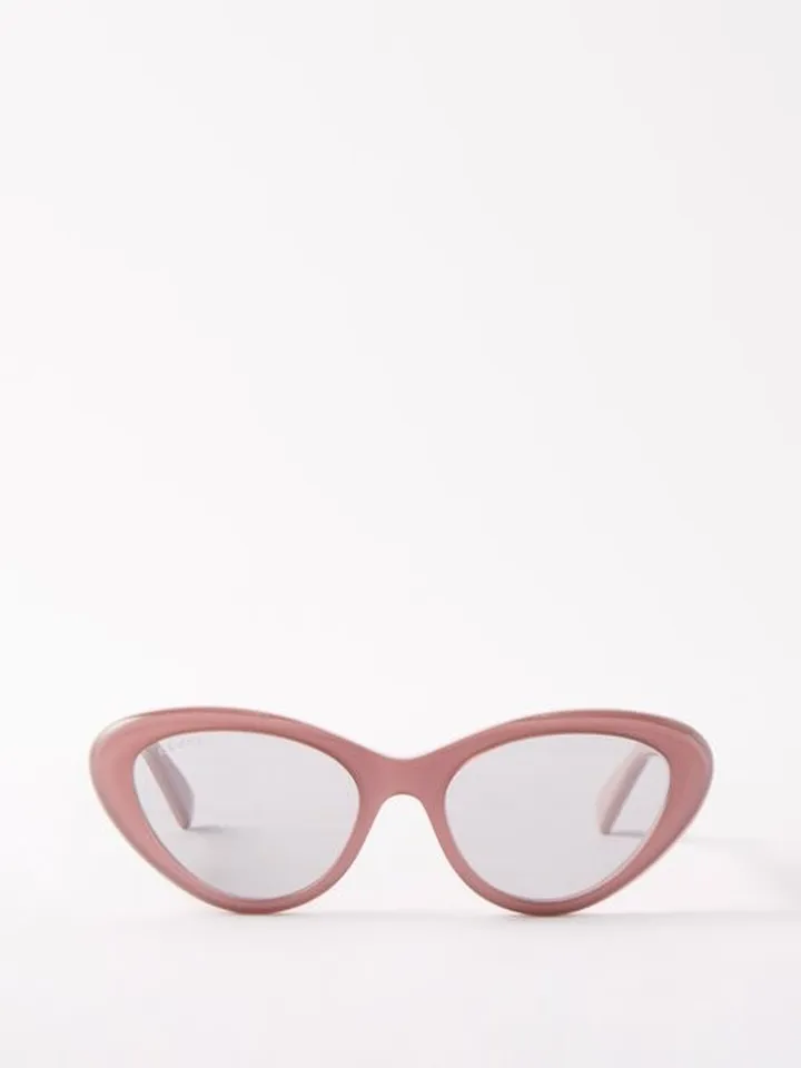 Cat-eye Frame Acetate Sunglasses