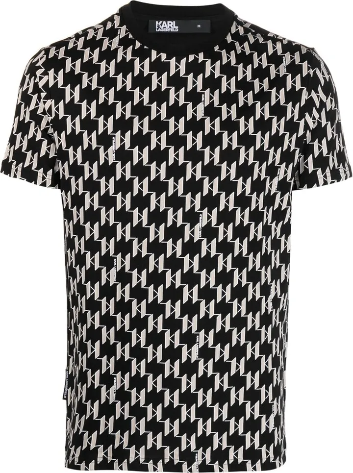 Karl monogram-print T-shirt