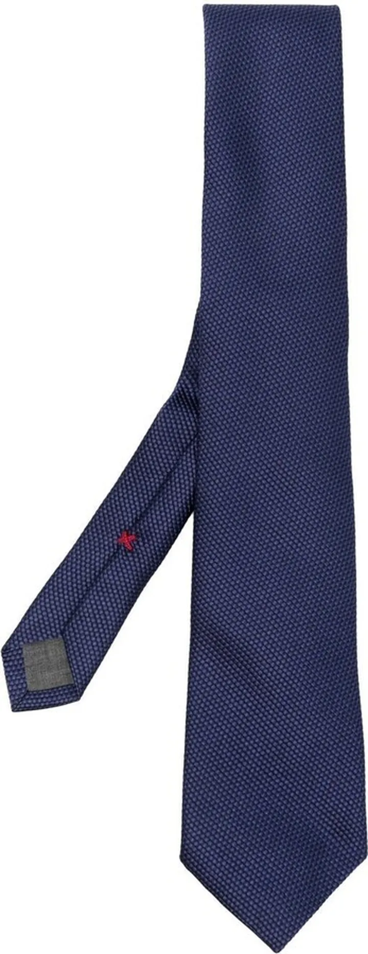 Blue Spotted Silk Tie