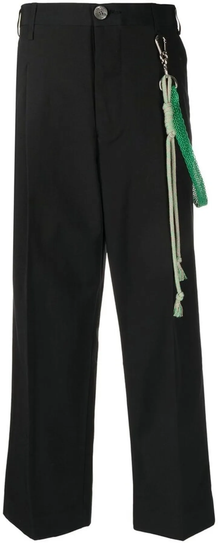 Cropped Straight-Leg Trousers