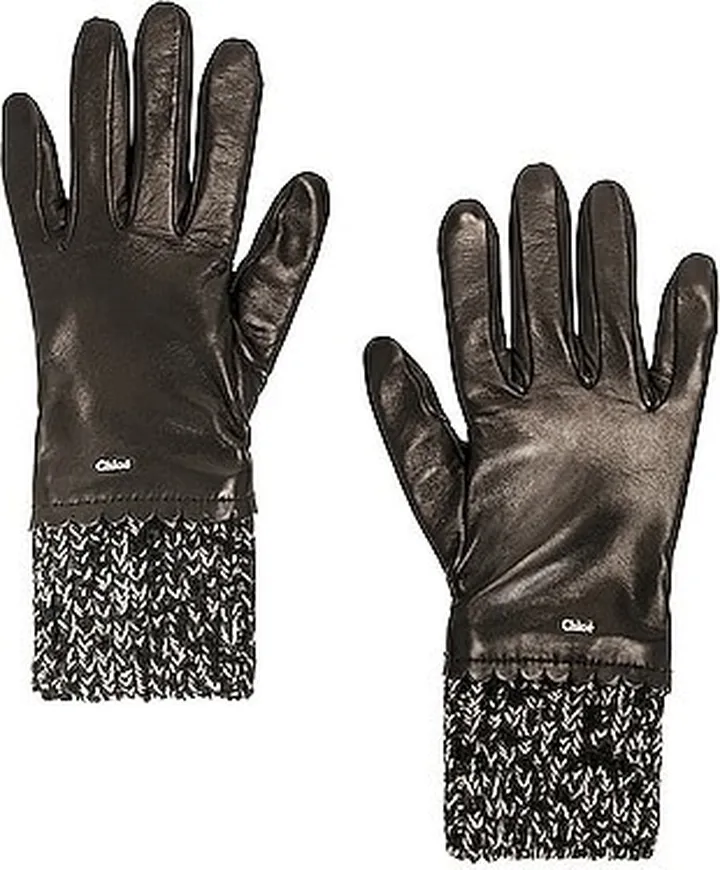 Chloe Jamie Gloves in Black