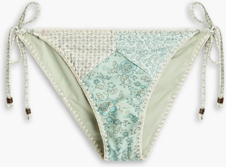 Emica Miranda printed low-rise bikini briefs