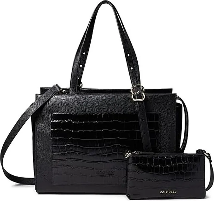 Cole Haan 3-in-1 Tote (Black) Handbags
