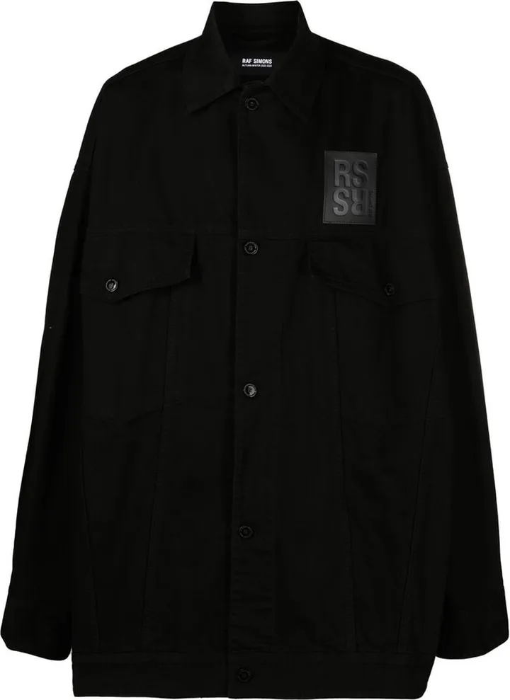 Graphic-Print Denim Jacket
