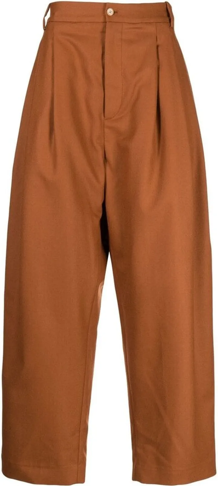 Cropped Wide-Leg Trousers