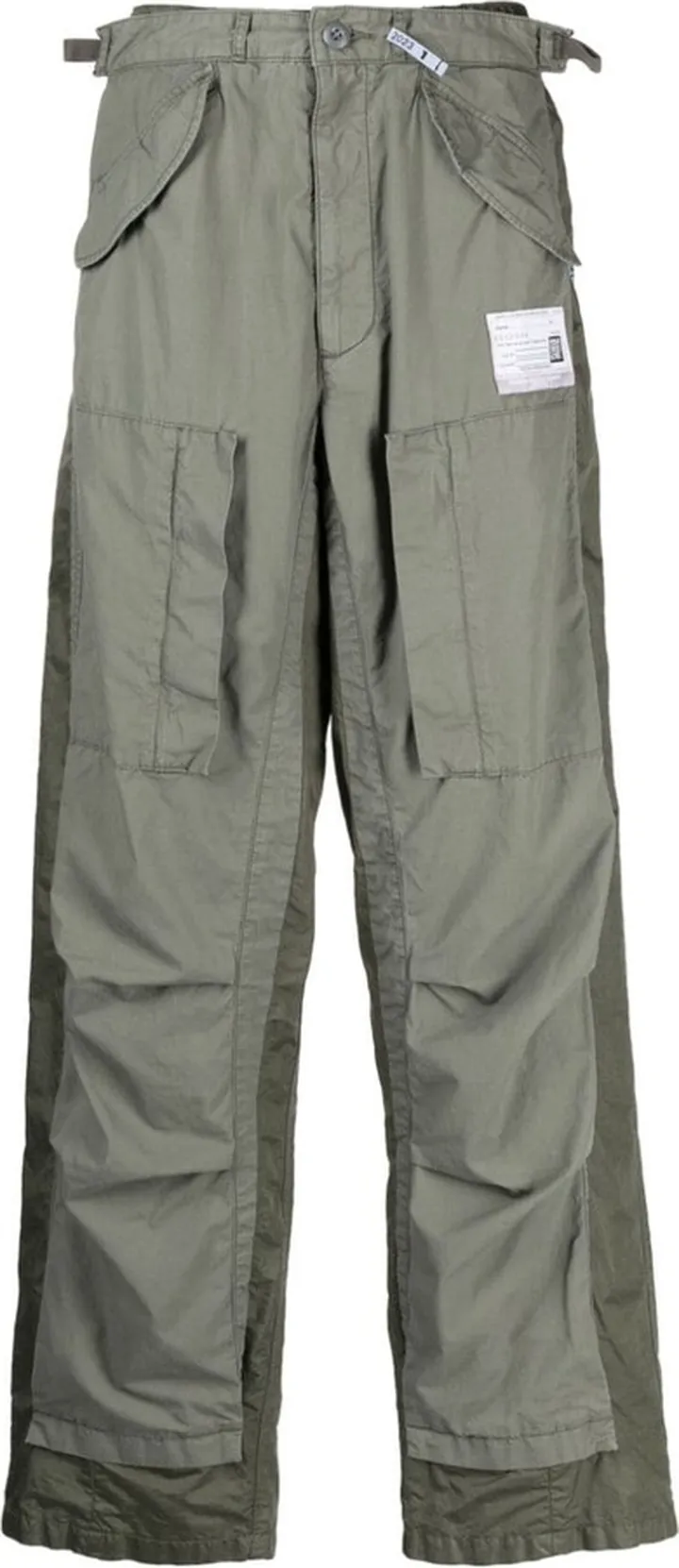 Logo-Patch Straight-Leg Trousers