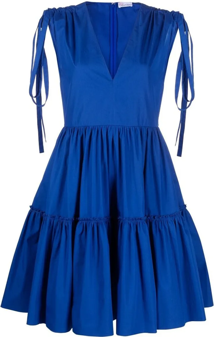 tiered A-line minidress