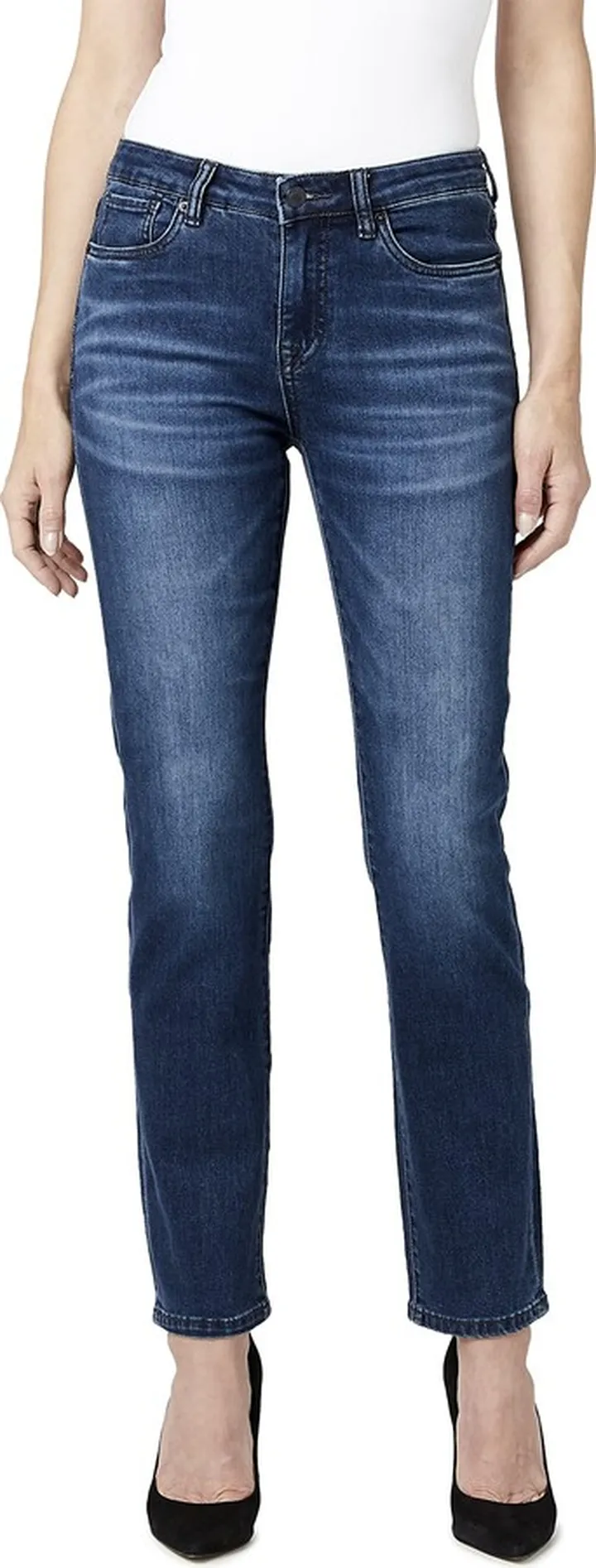 Buffalo David Bitton Women's Carrie Mid Rise Slim Jeans
