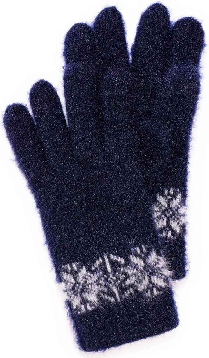 MUK LUKS Novelty Gloves-Dark Sapphire OS