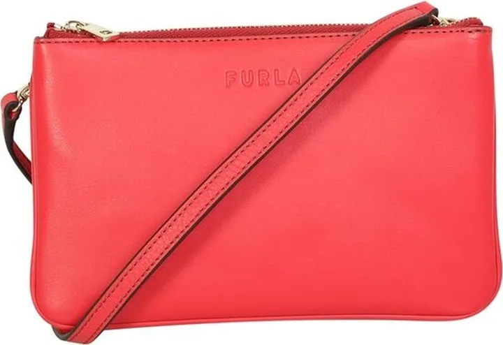 Furla Logo Debossed Zipped Bag