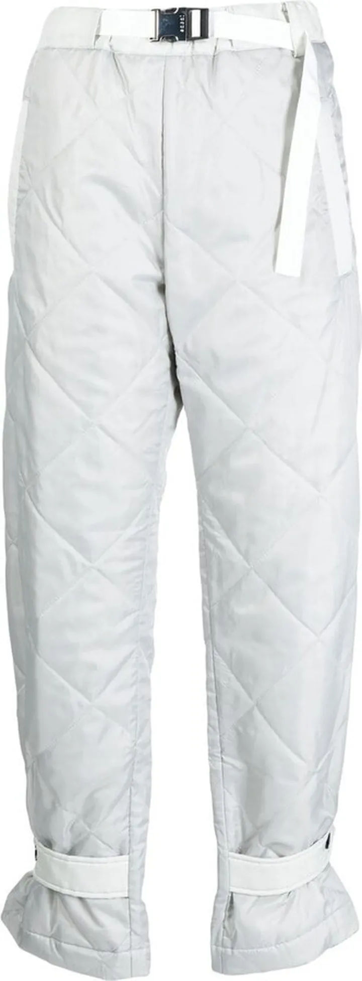 Quilted Straight-Leg Trousers