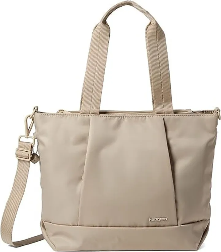 Hedgren Cyra - Sustainably Made Tote (Cashmere Beige) Handbags