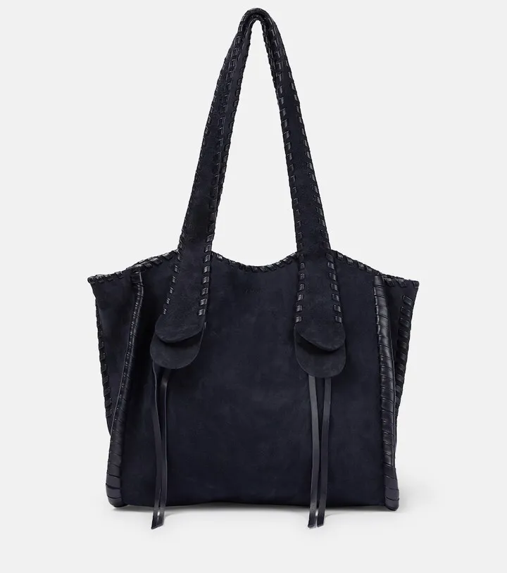 Mony Small suede tote bag