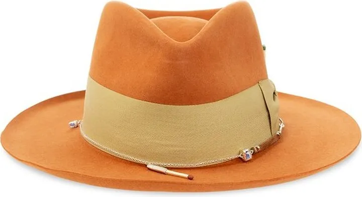 Nick Fouquet Matchstick Detailed Fedora Hat