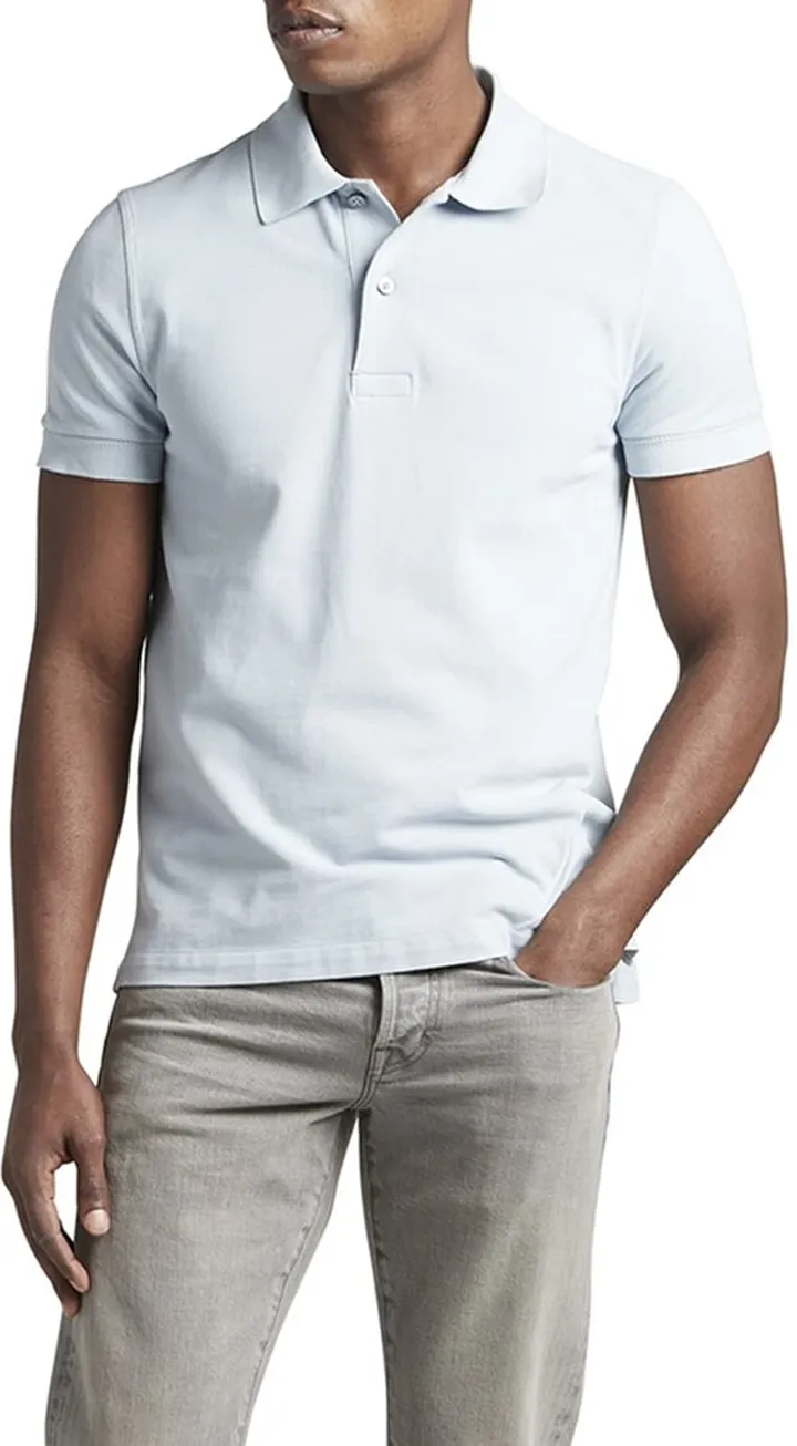 Men's Garment Dyed Piquet Polo Shirt