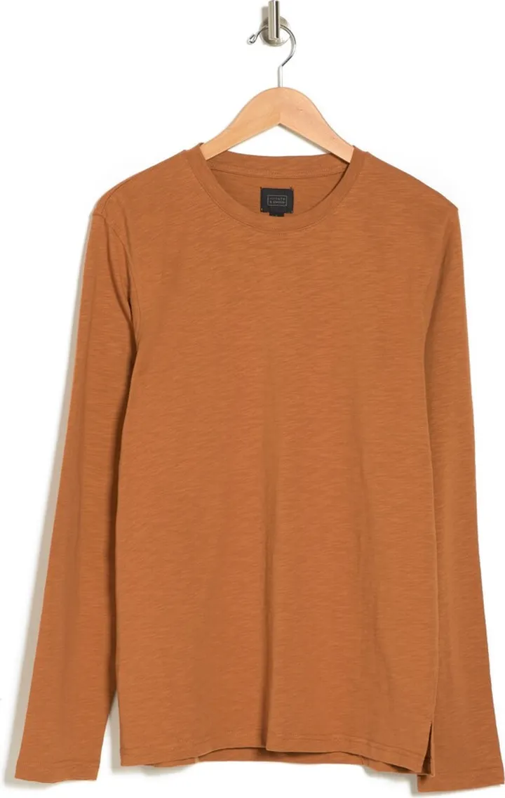 Long Sleeve Slub Crew Shirt