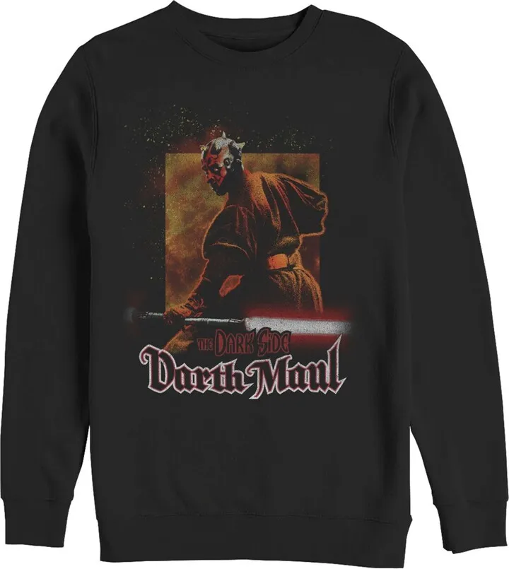 Men's Star Wars Darth Maul Saber Stance Sweatshirt - Black - Large