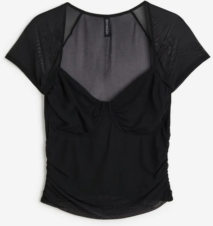 Gathered Bustier-style Top