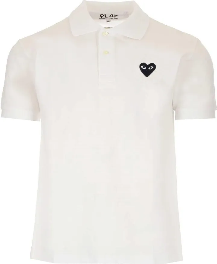 Heart Logo Patch Polo Shirt