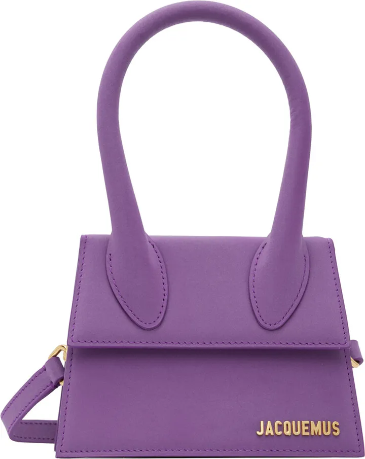 Jacquemus Purple 'Le Chiquito Moyen' Bag
