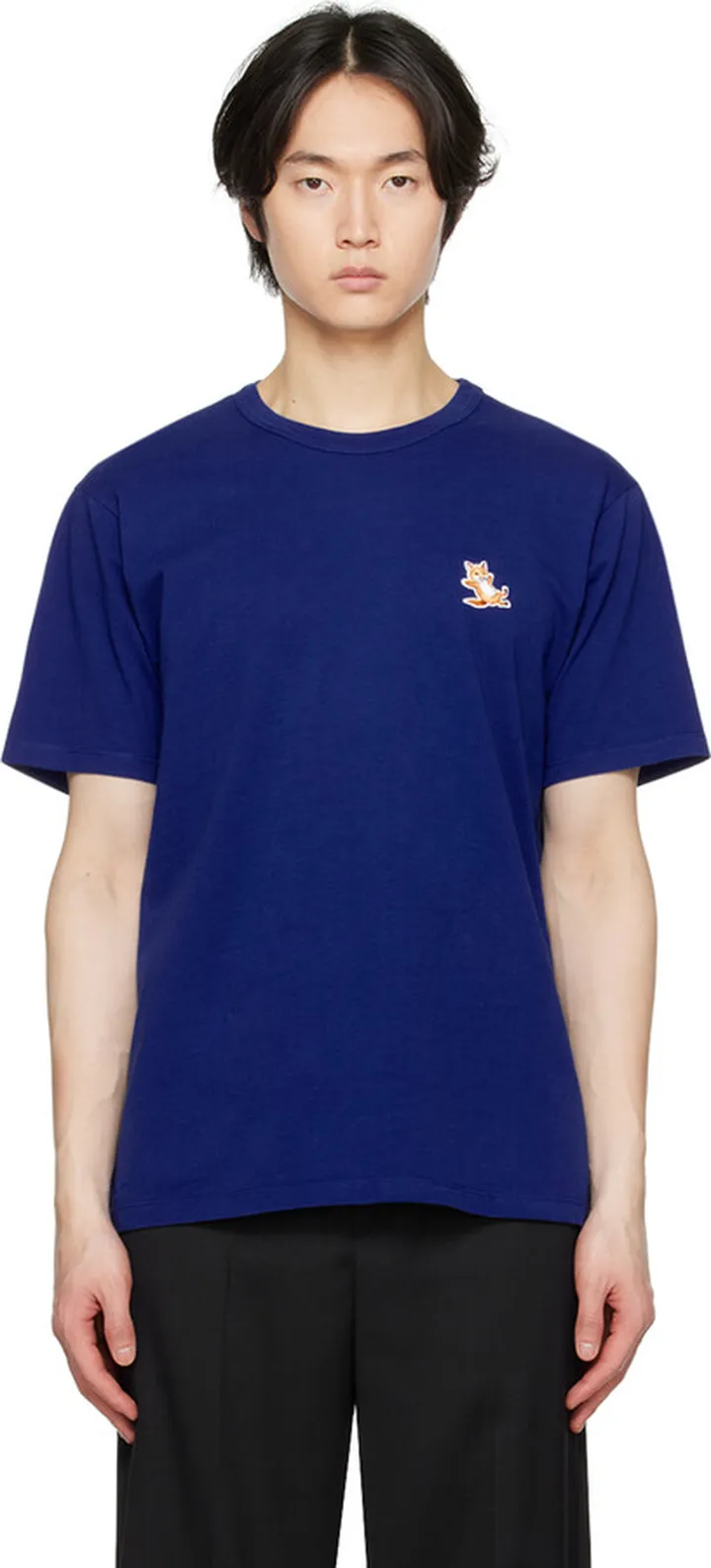 Maison Kitsuné Blue Chillax Fox T-Shirt