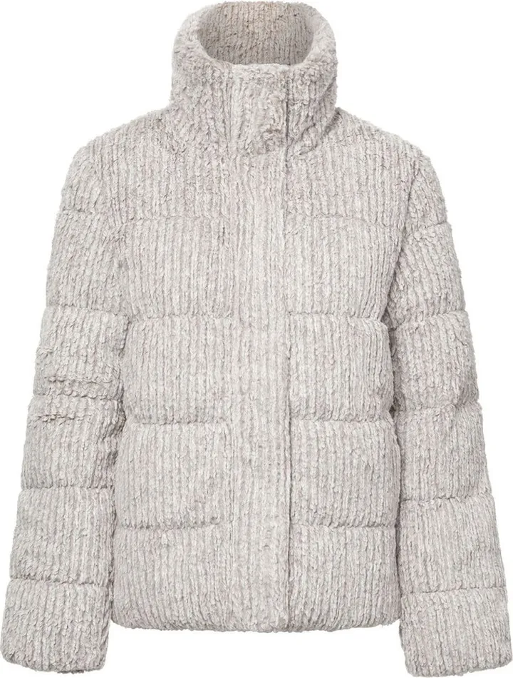 Close-knit puffer jacket