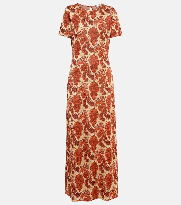 Printed maxi dress