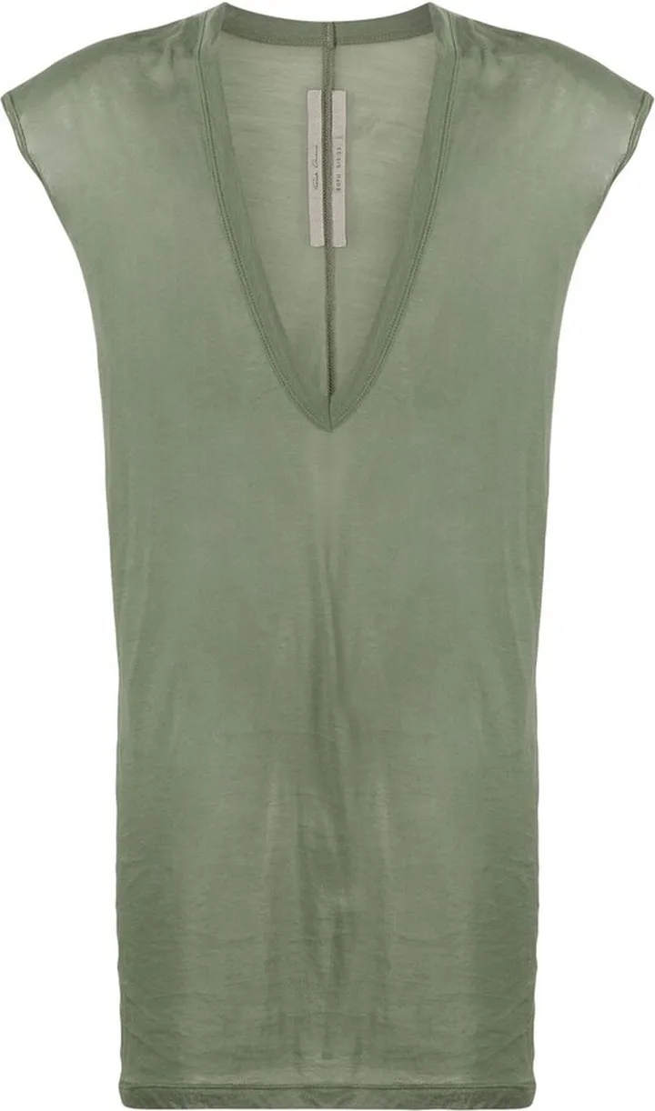 Dylan V-neck longline T-shirt