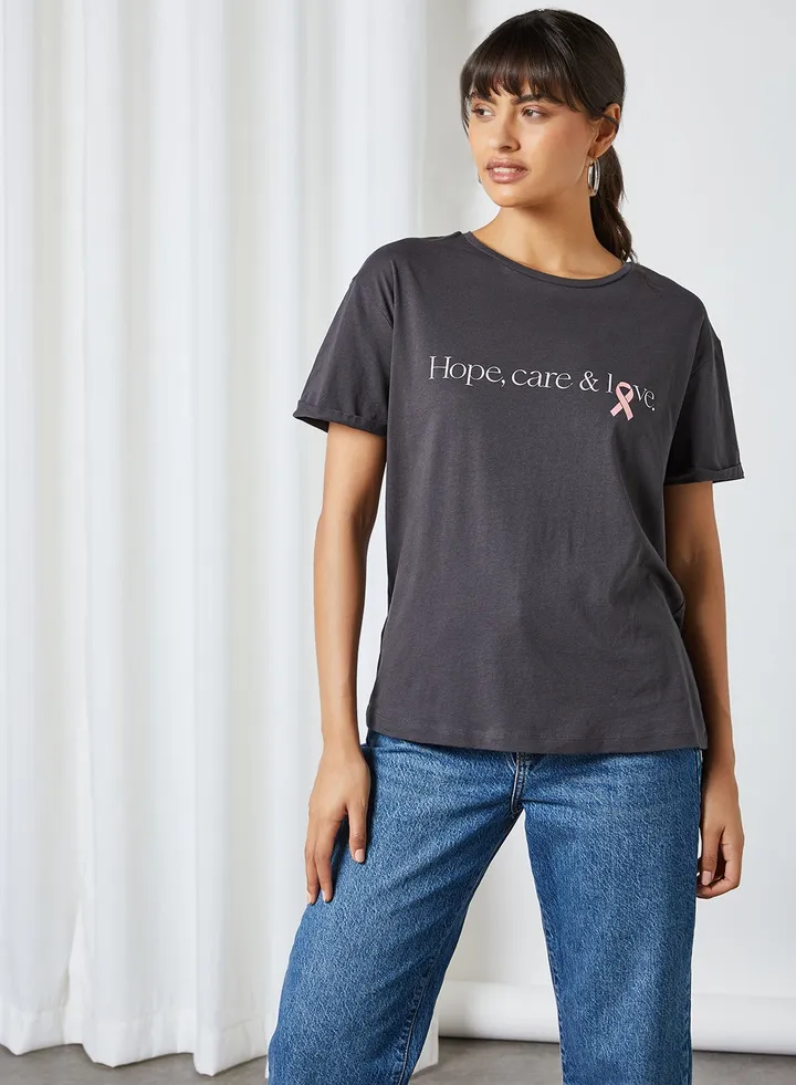 Solidary Short Sleeve T-Shirt Dark Grey
