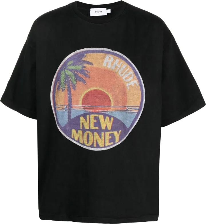 graphic-print short-sleeve T-shirt