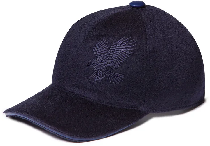 Men's Embroidered Cashmere Baseball Cap