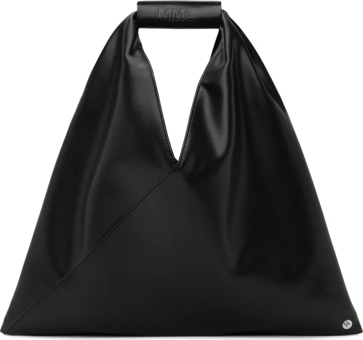 MM6 Maison Margiela Black Mini Triangle Tote