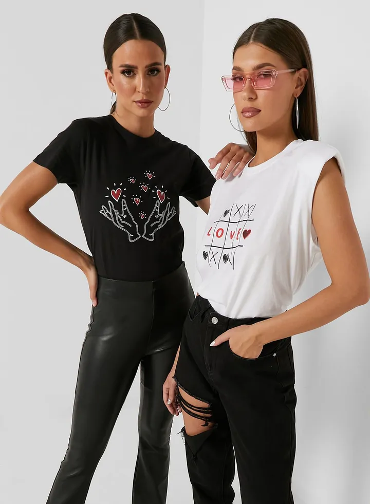 2 Pack Graphic T-Shirt