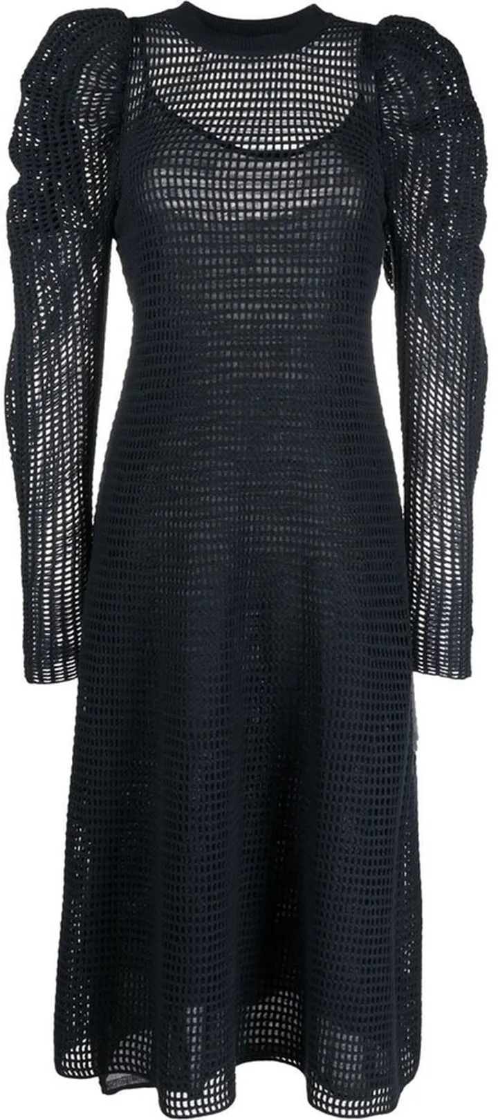 Mesh Mid-Length Dress