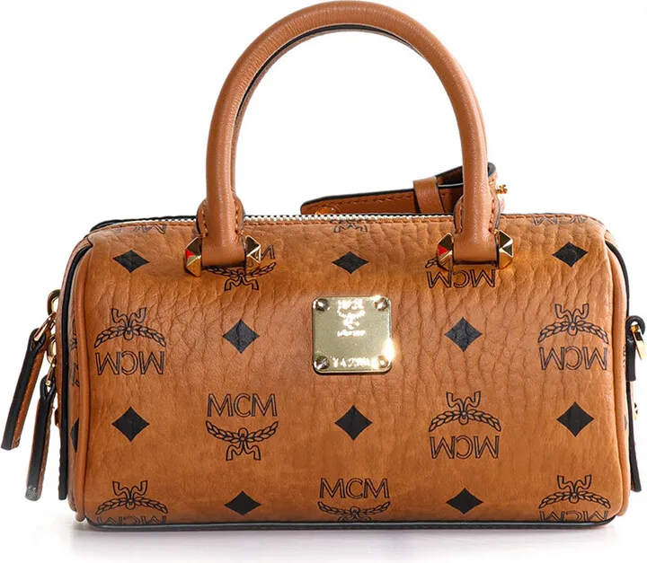 Mini Boston Bag With Shoulder Strap