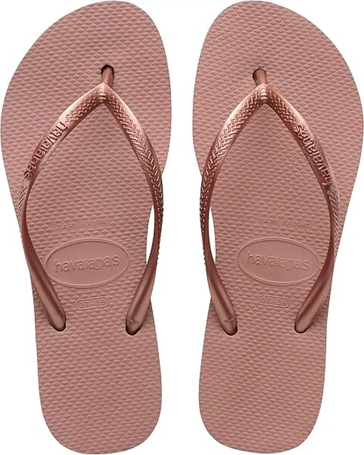 Havaianas Slim Flatform Flip-Flop Sandal (Crocus Rose) Women's Shoes